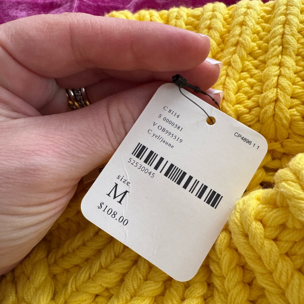 Free People My Only Sunshine Sweater NWT NBW - Picture 5 of 5